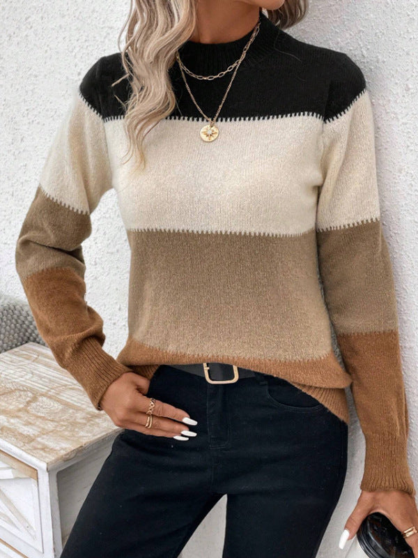 Zoey™ - Colorblock Knit Pullover