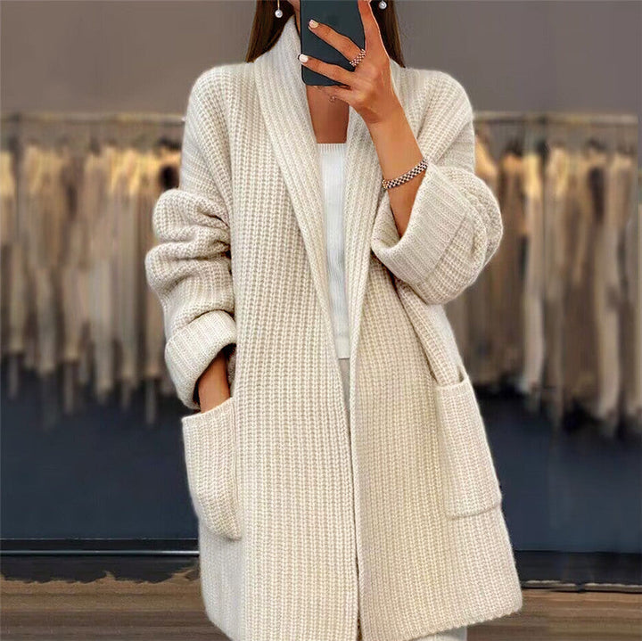 Azure™ - Cozy Knit Sweater with Pockets