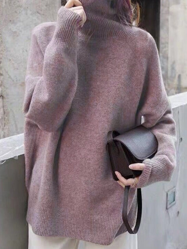 Heather™ - Snug Turtleneck Sweater