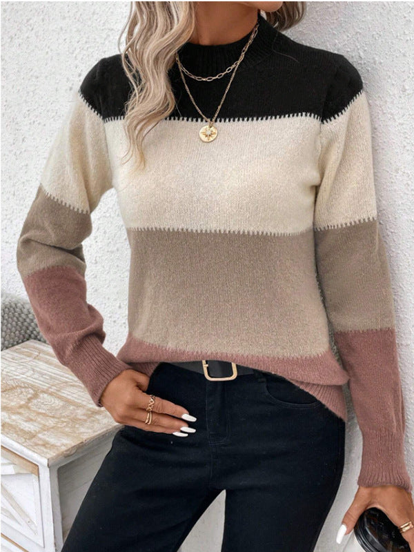 Zoey™ - Colorblock Knit Pullover