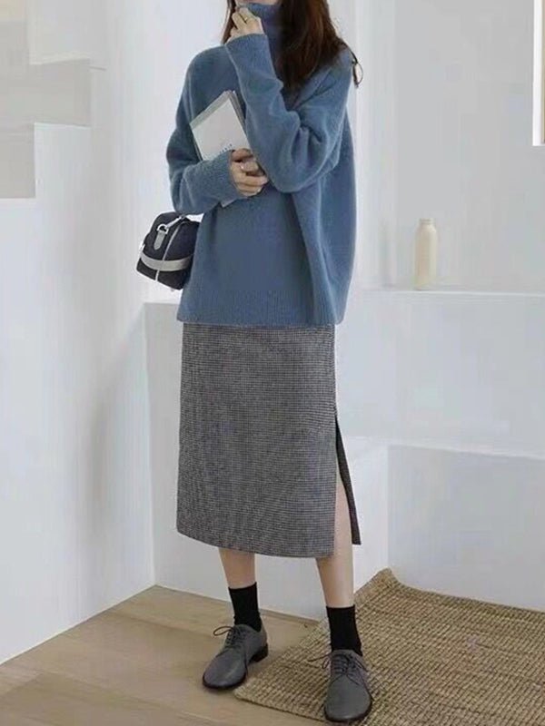 Heather™ - Snug Turtleneck Sweater