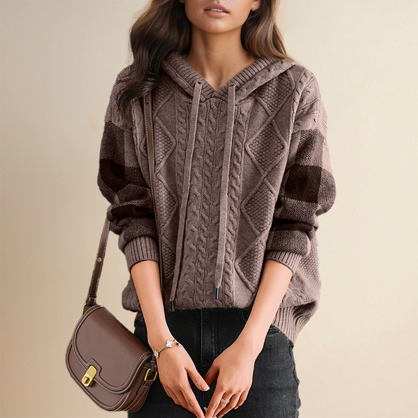 Sophie™ - Cozy Cable-Knit Hoodie