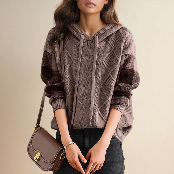 Sophie™ - Cozy Cable-Knit Hoodie