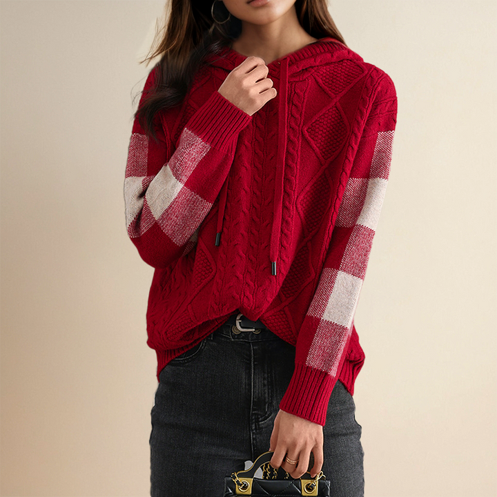 Sophie™ - Cozy Cable-Knit Hoodie