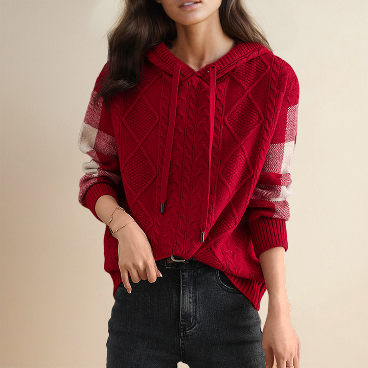 Sophie™ - Cozy Cable-Knit Hoodie