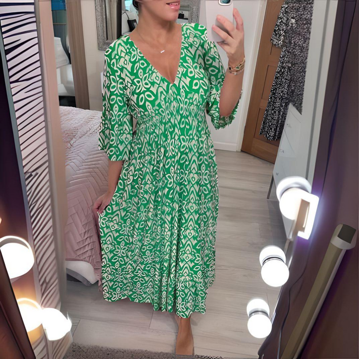 Isabella™ - Bohemian Print Dress