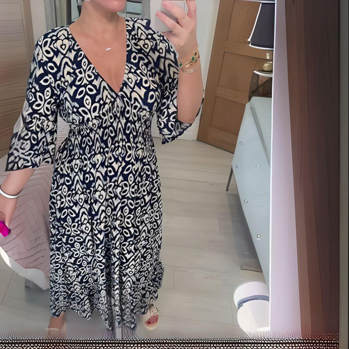 Isabella™ - Bohemian Print Dress