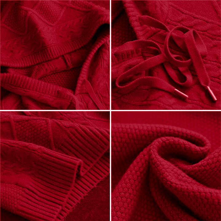 Sophie™ - Cozy Cable-Knit Hoodie
