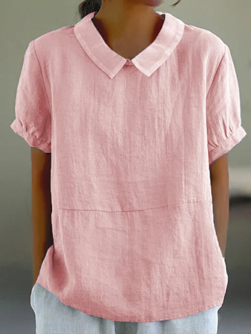 Amalie™ - Easygoing Collared Blouse