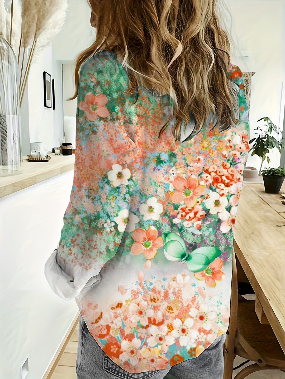 LUCIA™ - Bohemian Floral Blouse