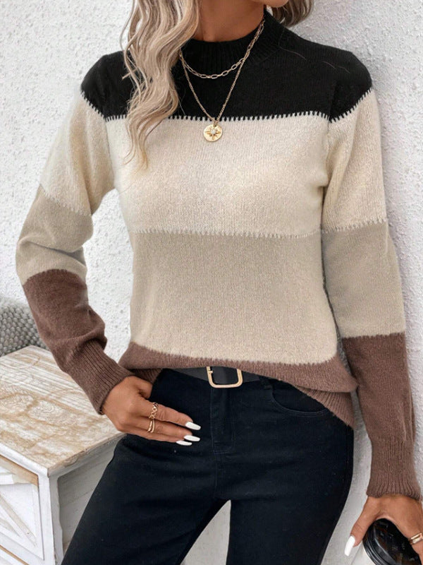 Zoey™ - Colorblock Knit Pullover