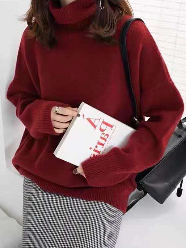 Heather™ - Snug Turtleneck Sweater