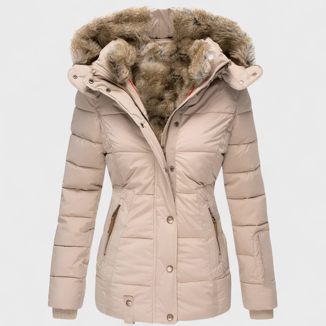 Annamarie™ - Hooded Slim-Fit Puffer Coat