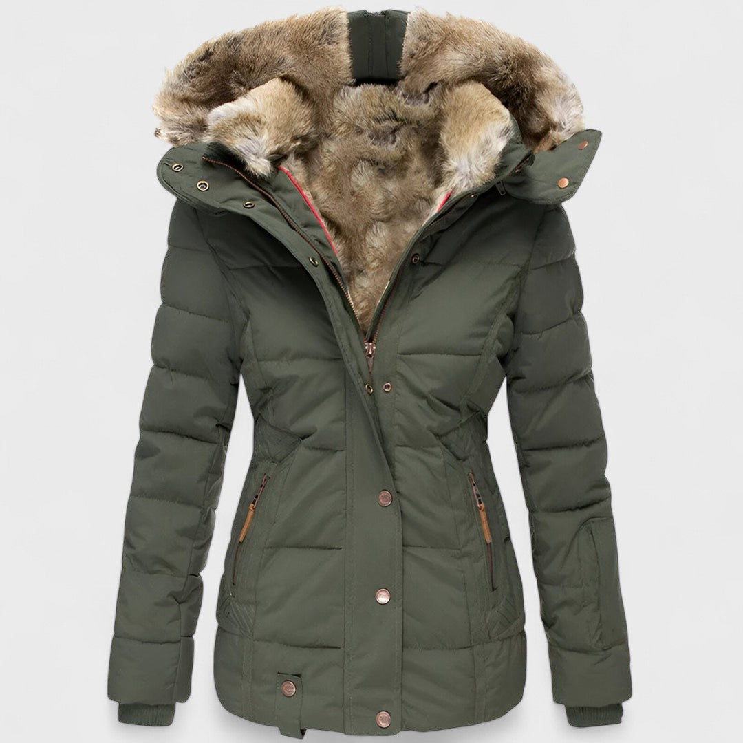 Annamarie™ - Hooded Slim-Fit Puffer Coat
