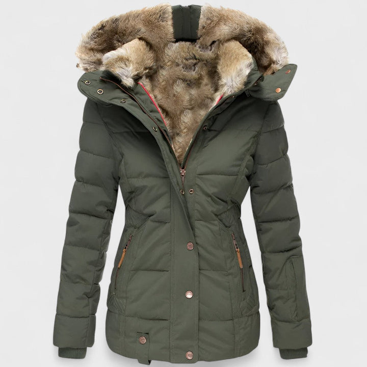 Annamarie™ - Hooded Slim-Fit Puffer Coat