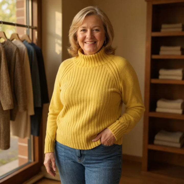 Alice™ - Cozy Rib Knit Sweater