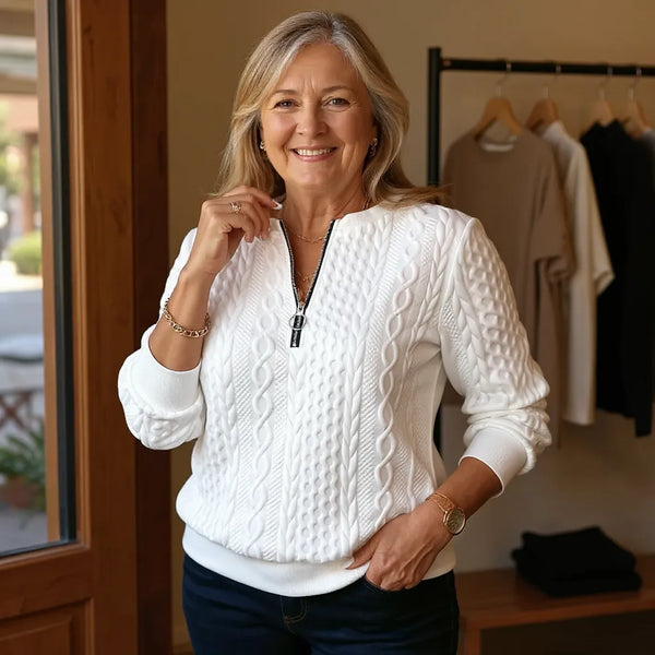 Diane™ - Zip-Up Sweater
