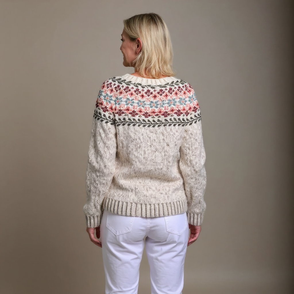 Madelyne™ - Retro Icelandic Cardigan