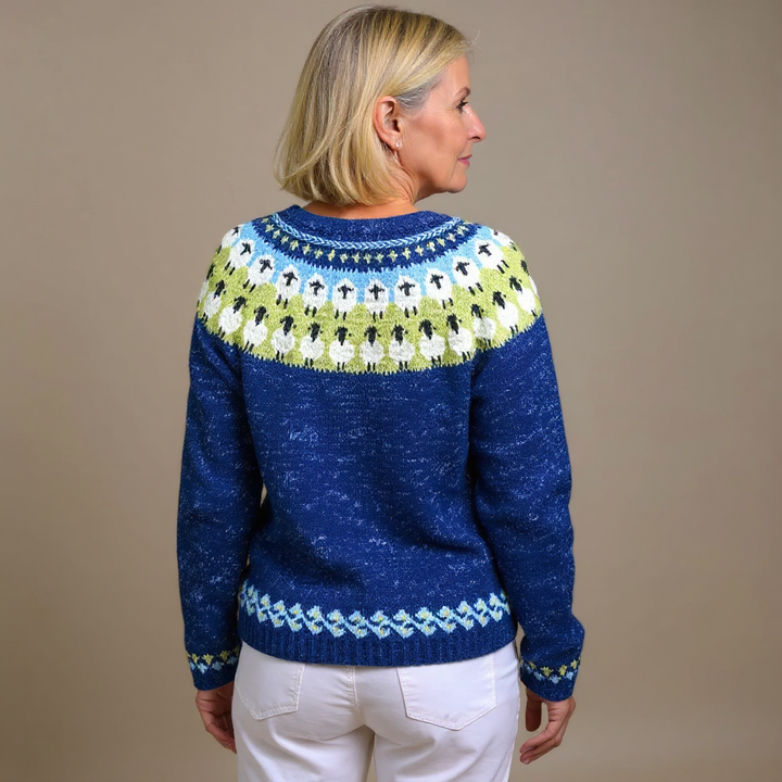 Sophie™ - Retro Icelandic Cardigan