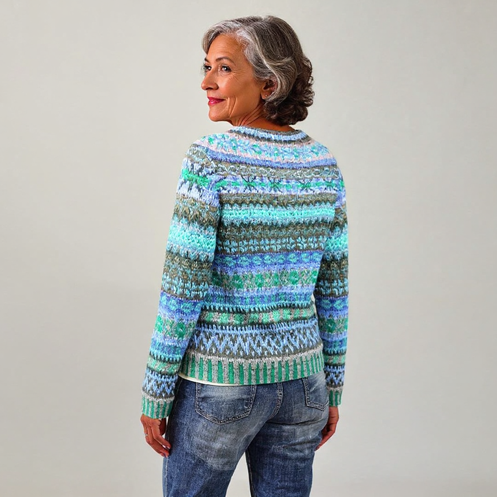 Audrey™ - Retro Icelandic Sweater