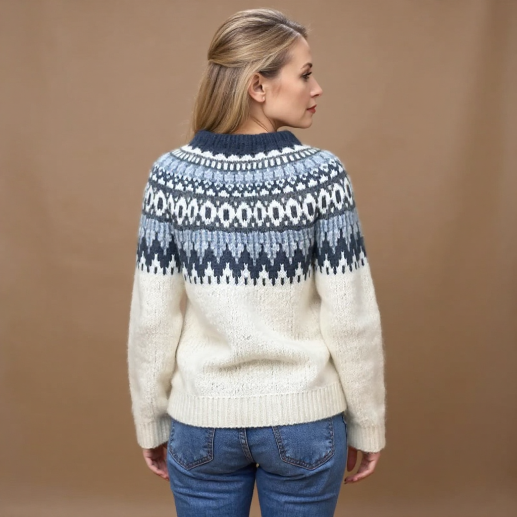 Maecey™ - Retro Icelandic Knit Sweater