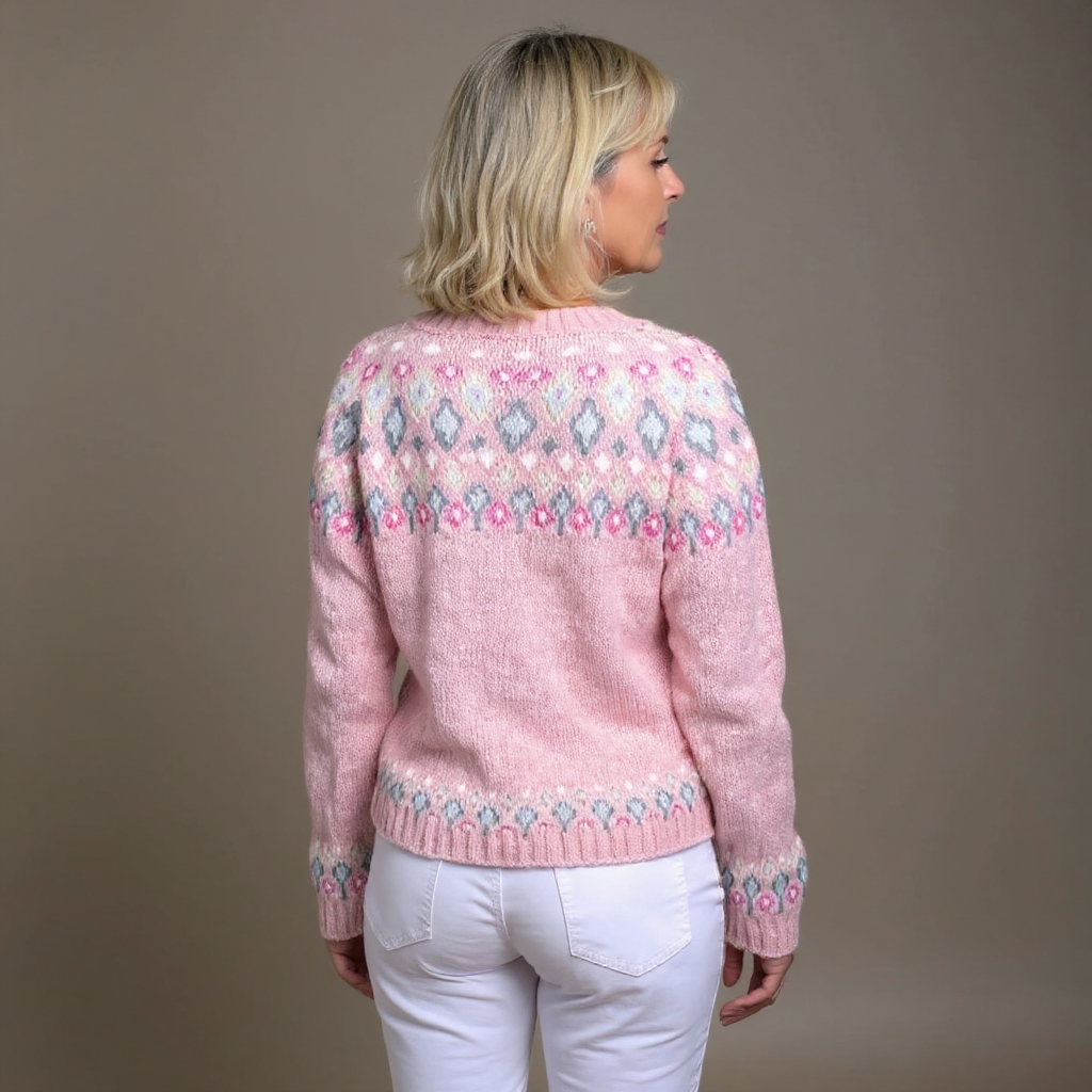 Hazel™ - Cozy Pink Cardigan