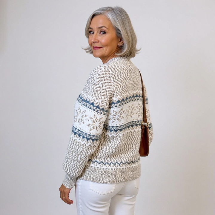 Melanie™ - Retro Icelandic Sweater