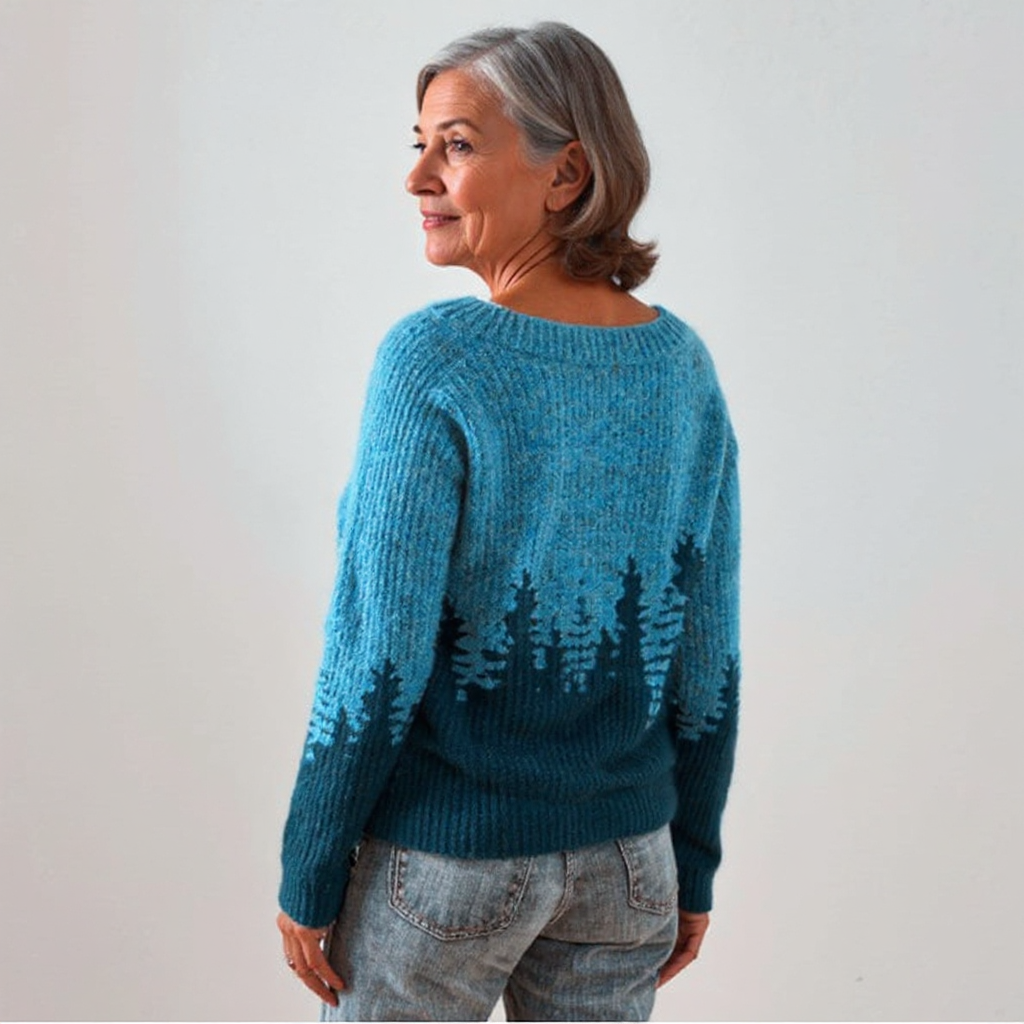 Natalie™ - Retro Icelandic Sweater