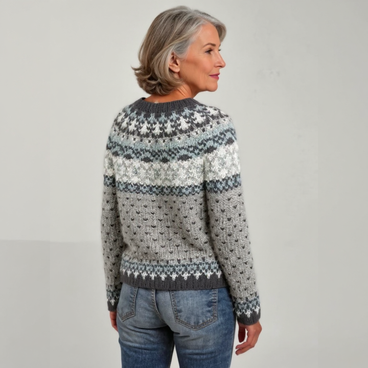 Amelia™ - Vintage Handcrafted Icelandic Sweater