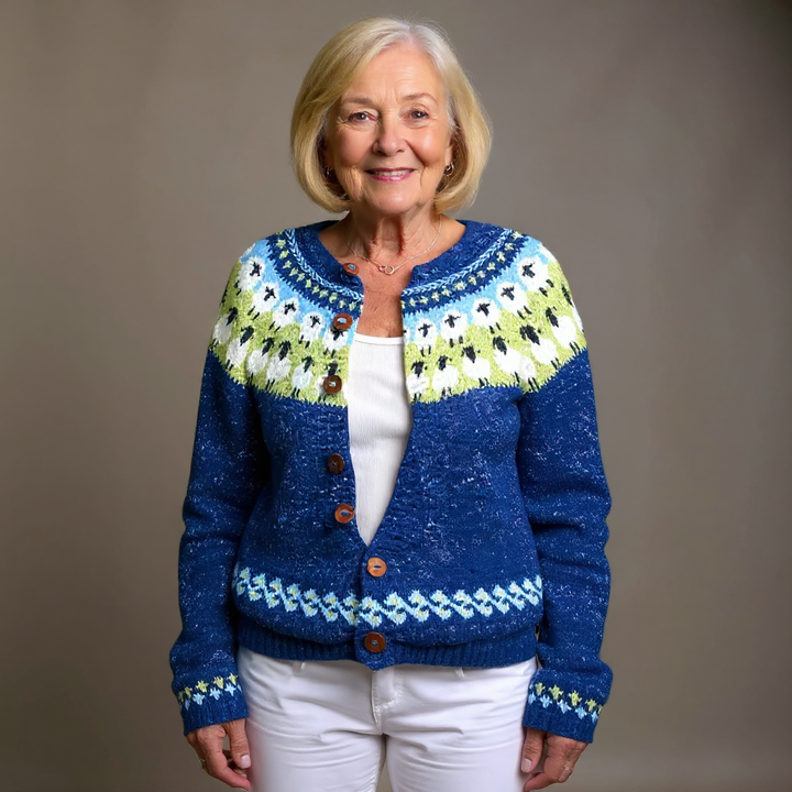 Sophie™ - Retro Icelandic Cardigan