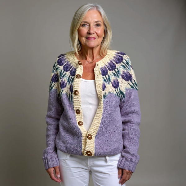 Josephine™ - Retro Icelandic Cardigan