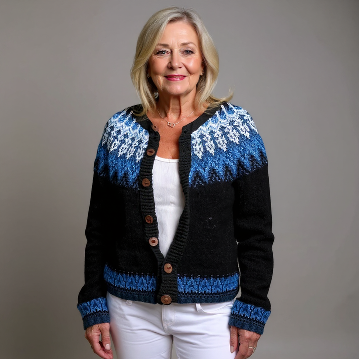 Helen™ - Handcrafted Vintage Icelandic Cardigan