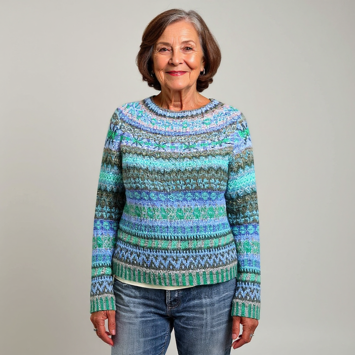 Audrey™ - Retro Icelandic Sweater