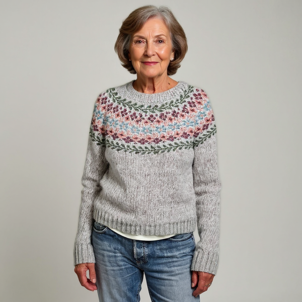 Bridget™ - Retro Icelandic Sweater