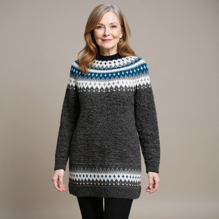 Althea™ - Retro Icelandic Sweater