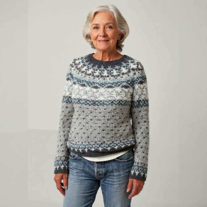 Amelia™ - Vintage Handcrafted Icelandic Sweater