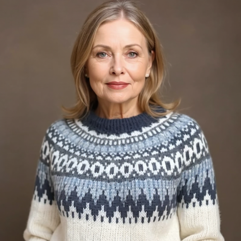 Maecey™ - Retro Icelandic Knit Sweater