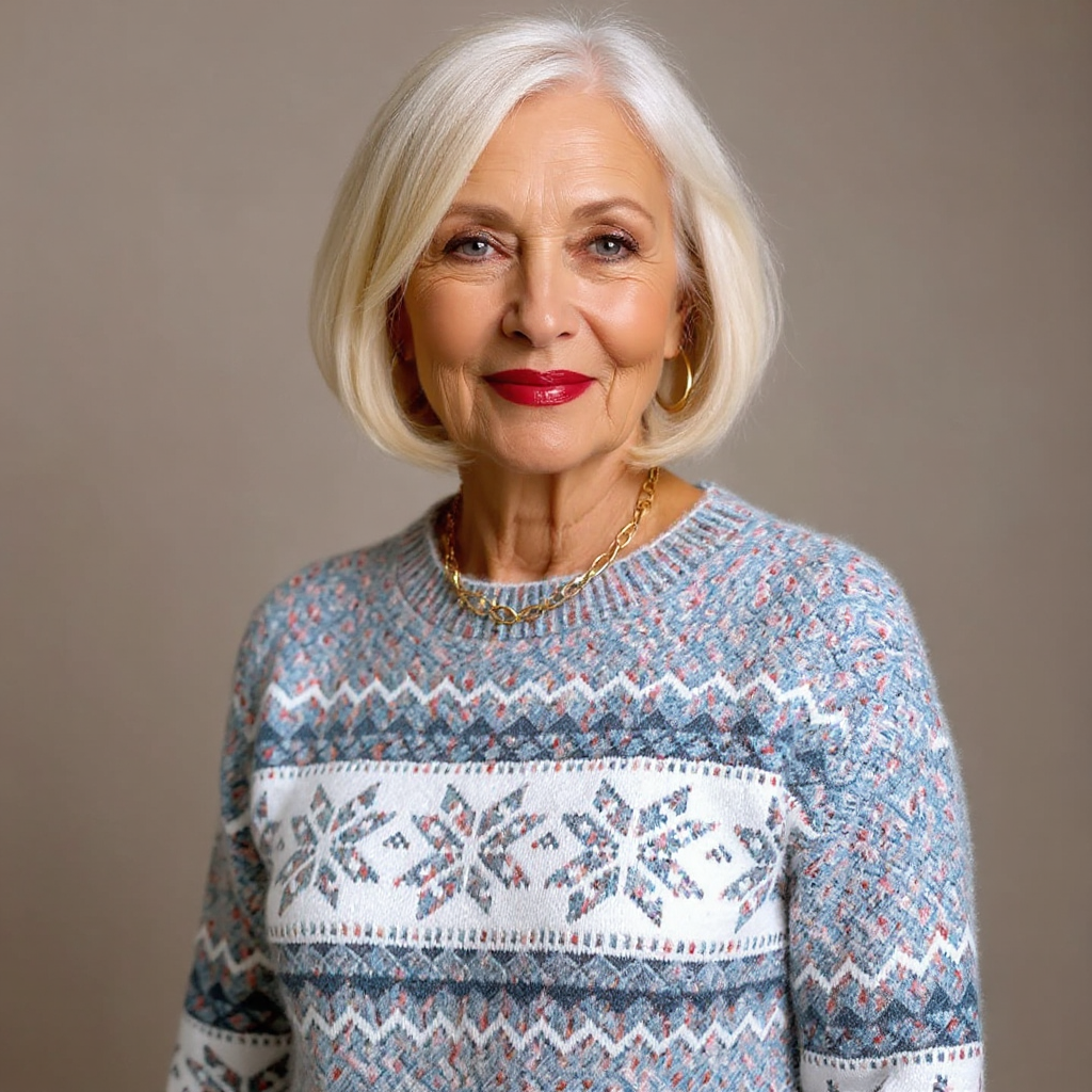 Melanie™ - Retro Icelandic Sweater