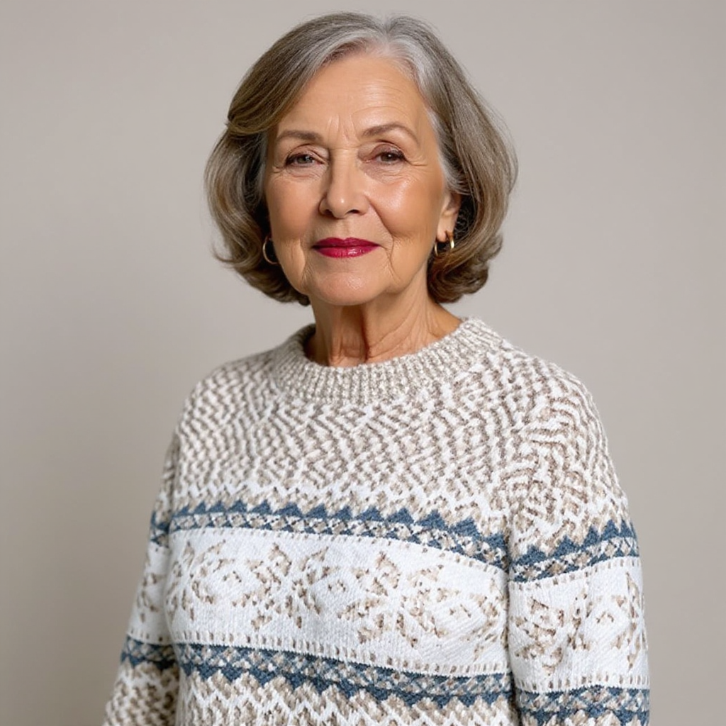 Melanie™ - Retro Icelandic Sweater