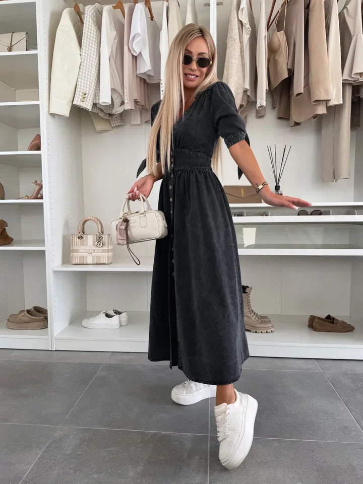 Rachel™ - Radiant Denim Dress