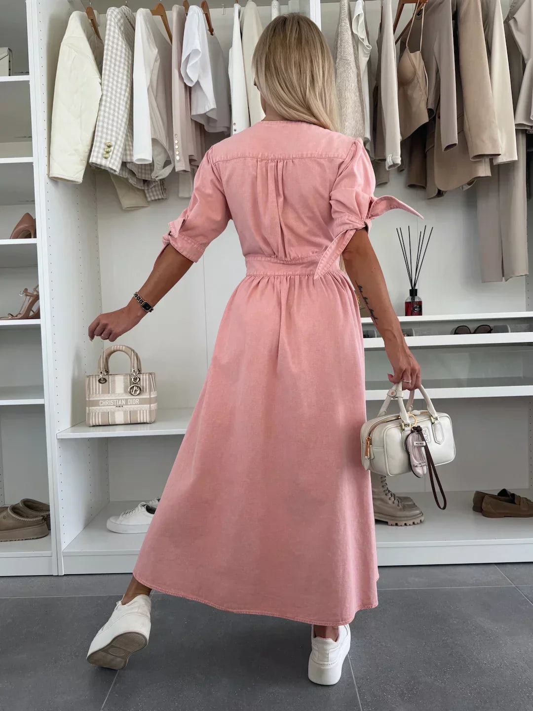 Rachel™ - Radiant Denim Dress