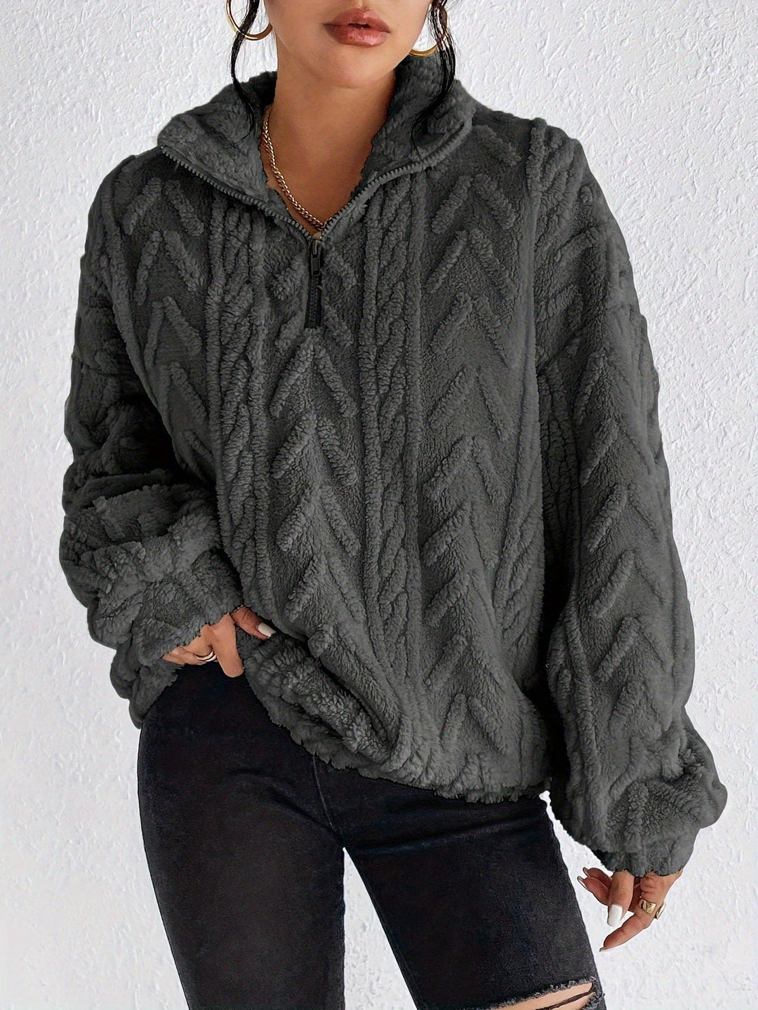 Aila™ - Cozy Zip-Up Sweater
