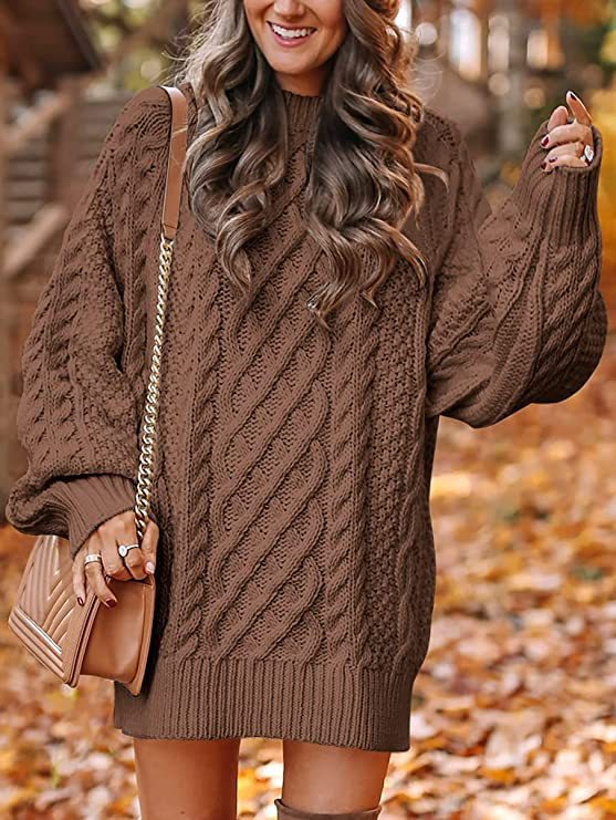 Lenora™ - Cozy Cable Knit Sweater