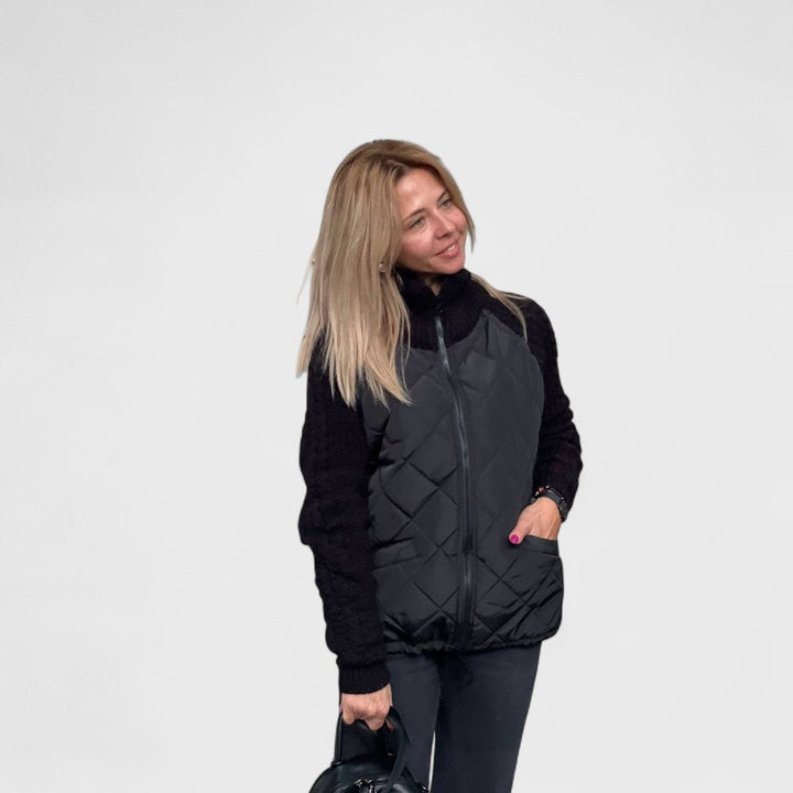 Nora™ - Women's Patchwork Knit Jacket