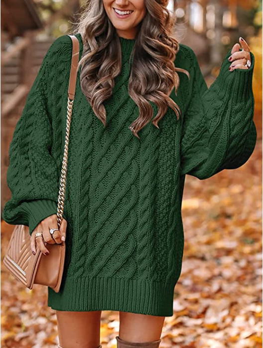 Lenora™ - Cozy Cable Knit Sweater