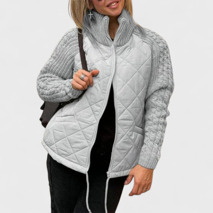 Nora™ - Women's Patchwork Knit Jacket