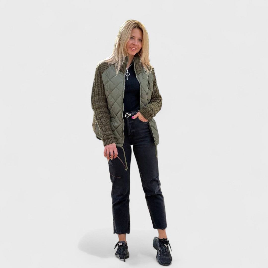 Nora™ - Women's Patchwork Knit Jacket