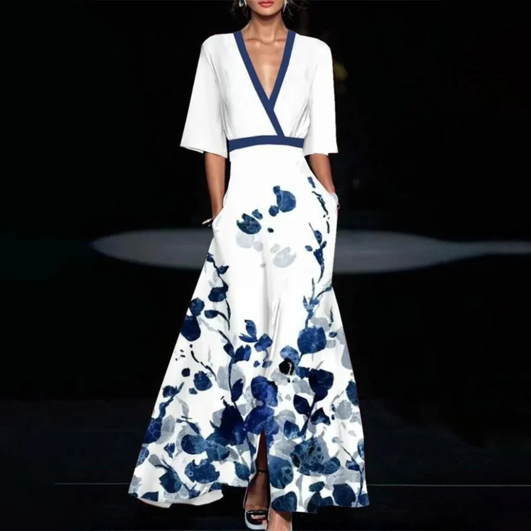 Gemma™ - Elegant Floral Dress