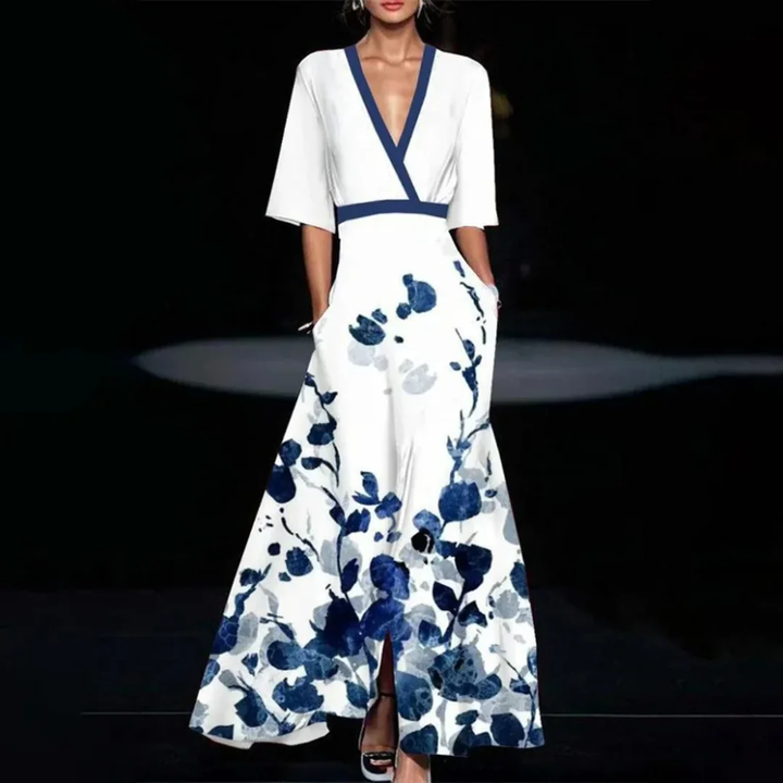 Gemma™ - Elegant Floral Dress