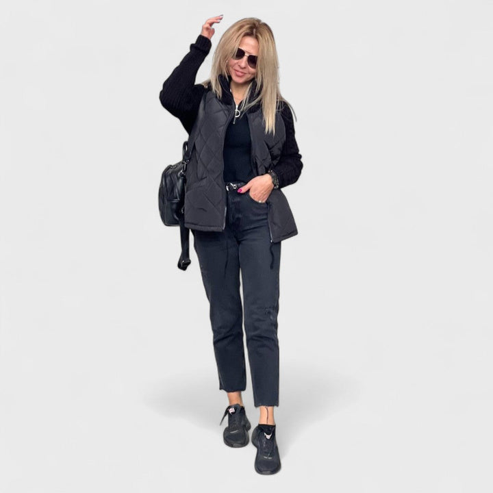 Nora™ - Women's Patchwork Knit Jacket